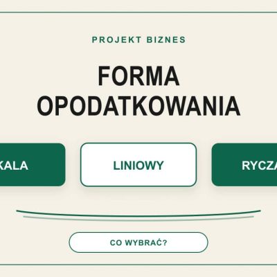Forma opodatkowania firmy w 2026 roku – skala, liniowy czy ryczałt